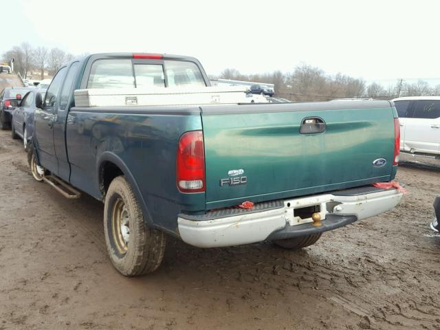 1FTRX18W7XNC23568 - 1999 FORD F150 GREEN photo 3