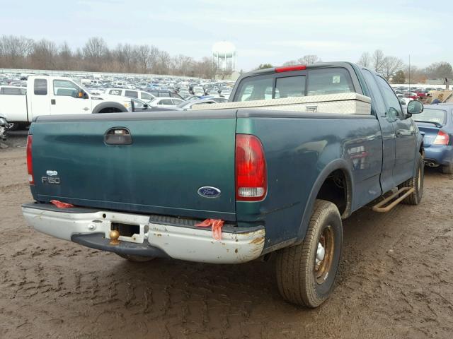 1FTRX18W7XNC23568 - 1999 FORD F150 GREEN photo 4