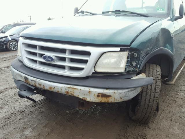 1FTRX18W7XNC23568 - 1999 FORD F150 GREEN photo 9