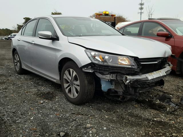 1HGCR2F39EA082295 - 2014 HONDA ACCORD LX SILVER photo 1