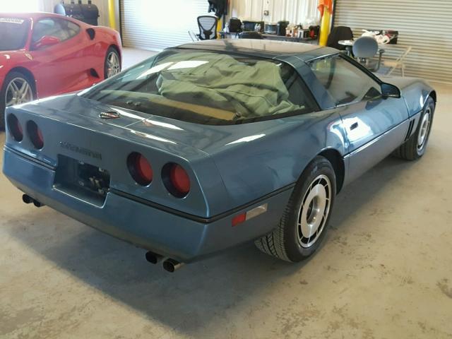 1G1AY0789E5105177 - 1984 CHEVROLET CORVETTE BLUE photo 4