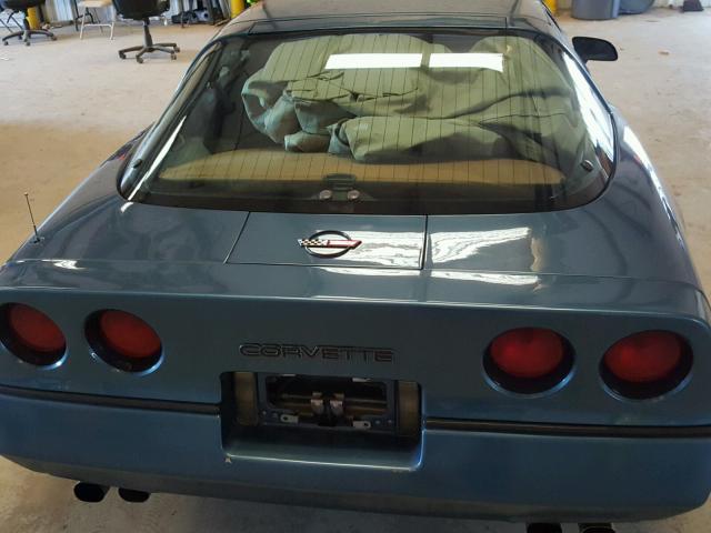 1G1AY0789E5105177 - 1984 CHEVROLET CORVETTE BLUE photo 6