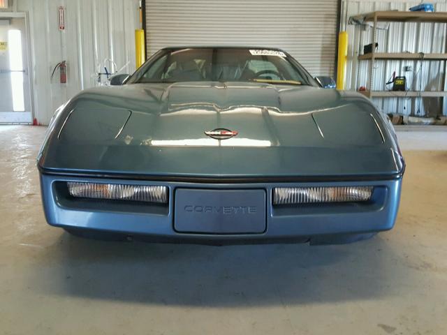 1G1AY0789E5105177 - 1984 CHEVROLET CORVETTE BLUE photo 9