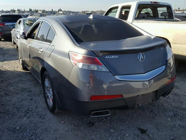 19UUA86509A012268 - 2009 ACURA TL GRAY photo 3