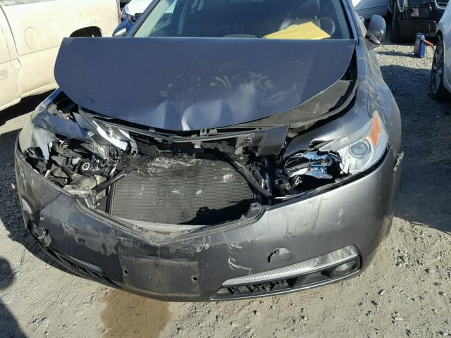 19UUA86509A012268 - 2009 ACURA TL GRAY photo 7