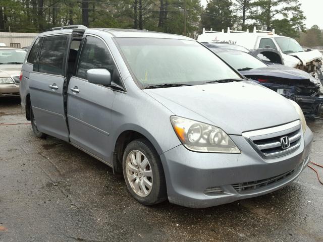 5FNRL38716B020379 - 2006 HONDA ODYSSEY EX BLUE photo 1