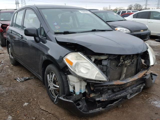 3N1BC13E67L392186 - 2007 NISSAN VERSA S BLACK photo 1