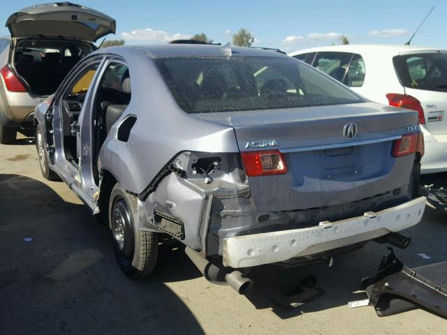 JH4CU2F41CC026678 - 2012 ACURA TSX SILVER photo 3