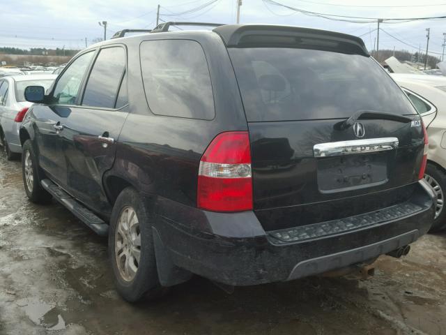 2HNYD18933H516850 - 2003 ACURA MDX TOURIN BLACK photo 3