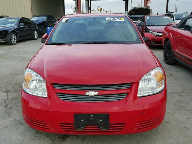 1G1AL18F687237047 - 2008 CHEVROLET COBALT LT RED photo 9