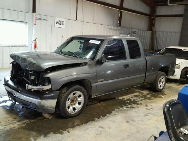 2GCEC19W2X1115076 - 1999 CHEVROLET SILVERADO GRAY photo 2