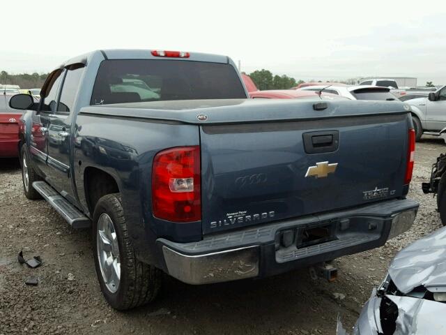 3GCEC23J09G211477 - 2009 CHEVROLET SILVERADO BLUE photo 3