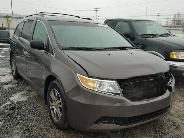 5FNRL5H6XBB019647 - 2011 HONDA ODYSSEY EX GRAY photo 1