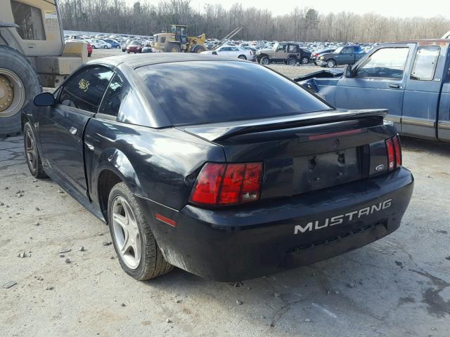 1FAFP4044YF245740 - 2000 FORD MUSTANG BLACK photo 3