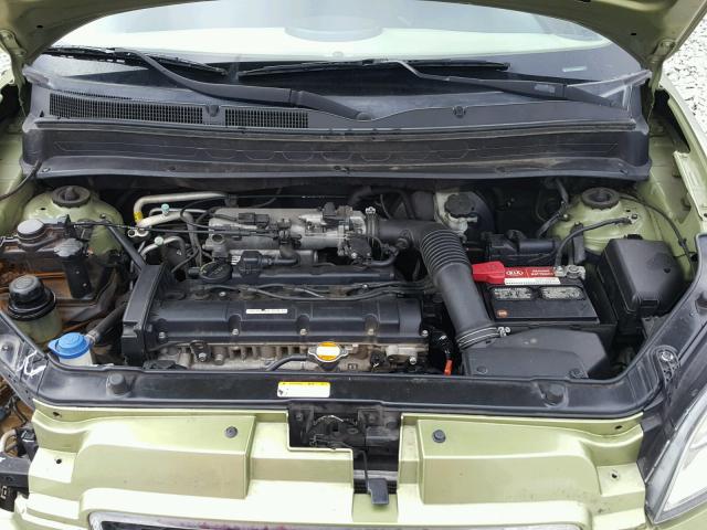 KNDJT2A20B7281203 - 2011 KIA SOUL GREEN photo 7