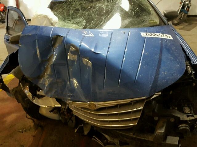 1C3LC46K98N122766 - 2008 CHRYSLER SEBRING LX BLUE photo 7