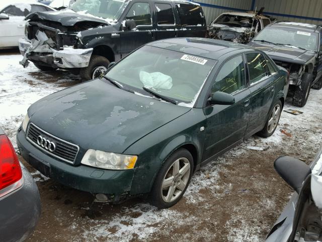 WAULC68E93A305824 - 2003 AUDI A4 1.8T QU GREEN photo 2