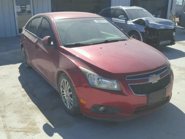 1G1PJ5SC6C7102648 - 2012 CHEVROLET CRUZE ECO RED photo 1