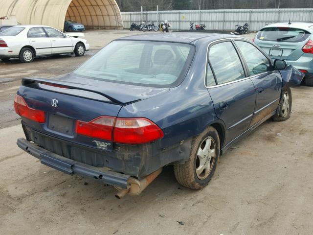 1HGCG5655XA099803 - 1999 HONDA ACCORD EX BLUE photo 4