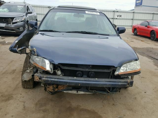 1HGCG5655XA099803 - 1999 HONDA ACCORD EX BLUE photo 9