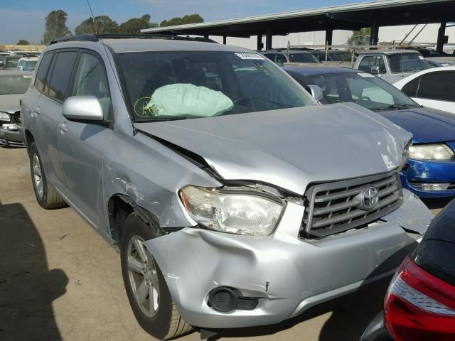 JTEES41A692142591 - 2009 TOYOTA HIGHLANDER SILVER photo 1