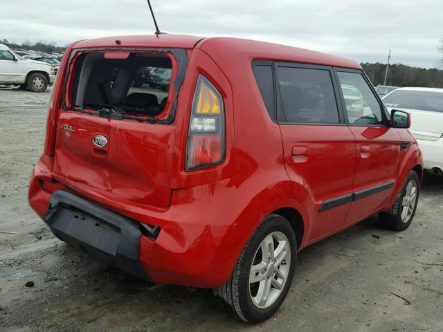 KNDJT2A27A7114545 - 2010 KIA SOUL + RED photo 4