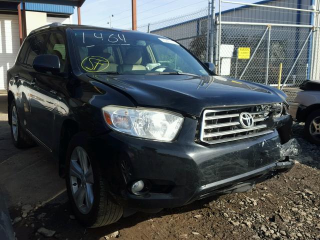 JTEES42A182081602 - 2008 TOYOTA HIGHLANDER BLACK photo 1