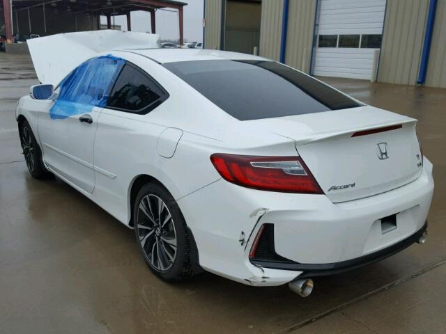 1HGCT2B84GA002066 - 2016 HONDA ACCORD EXL WHITE photo 3