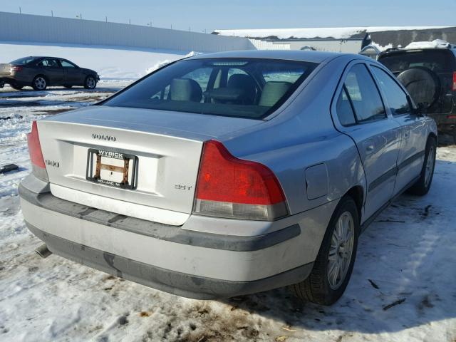 YV1RS59VX42381048 - 2004 VOLVO S60 2.5T SILVER photo 4