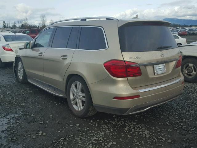 4JGDF7CE8DA171543 - 2013 MERCEDES-BENZ GL 450 4MA GOLD photo 3