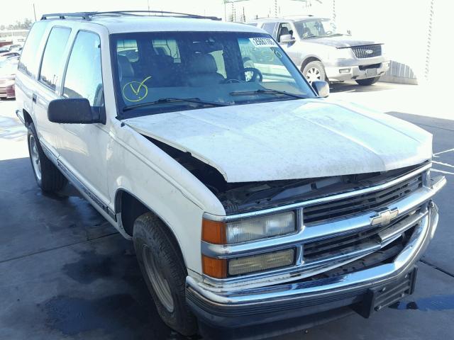 1GNEC13R4XJ445088 - 1999 CHEVROLET TAHOE C150 WHITE photo 1