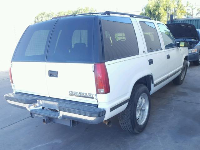 1GNEC13R4XJ445088 - 1999 CHEVROLET TAHOE C150 WHITE photo 4