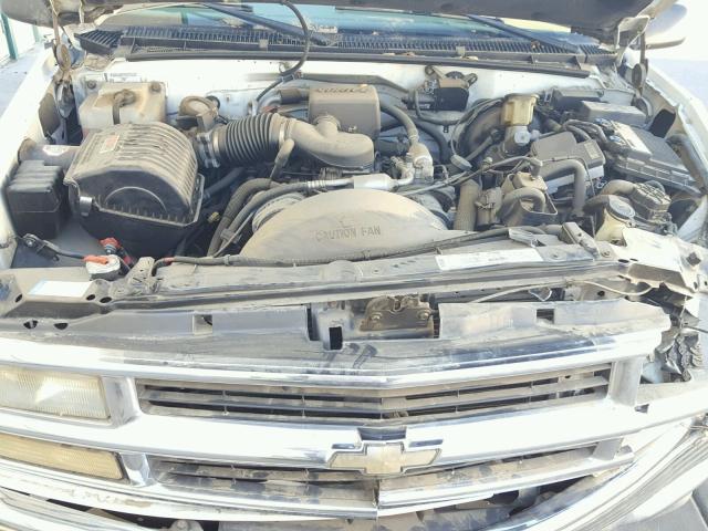 1GNEC13R4XJ445088 - 1999 CHEVROLET TAHOE C150 WHITE photo 7