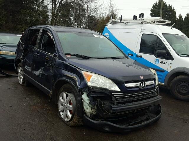 5J6RE48747L008462 - 2007 HONDA CR-V EXL BLUE photo 1