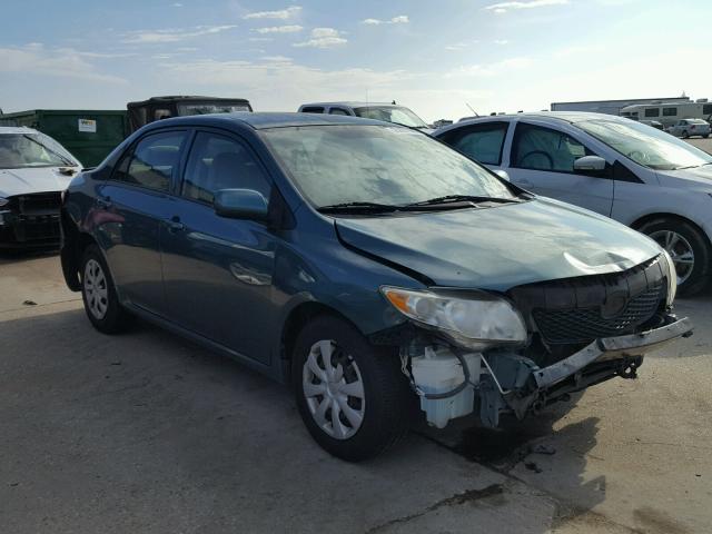 1NXBU40E39Z119291 - 2009 TOYOTA COROLLA BA GREEN photo 1