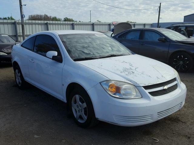 1G1AK18F077203459 - 2007 CHEVROLET COBALT LS WHITE photo 1