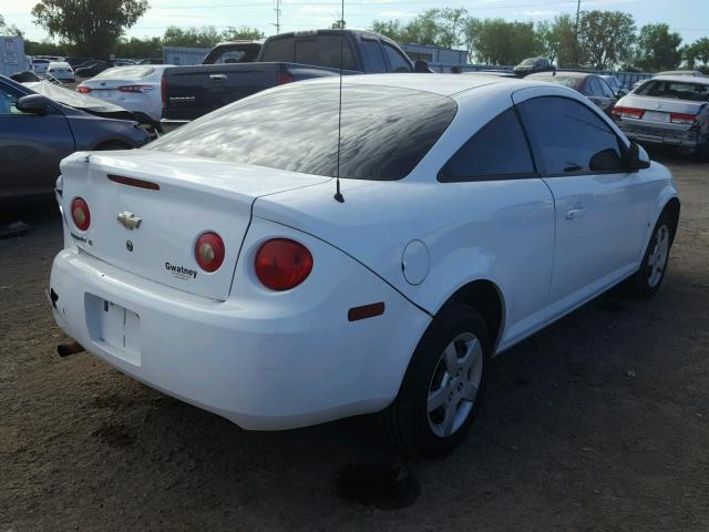 1G1AK18F077203459 - 2007 CHEVROLET COBALT LS WHITE photo 4