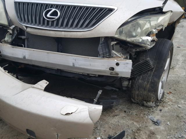 2T2GA31U16C045392 - 2006 LEXUS RX 330 BLACK photo 9