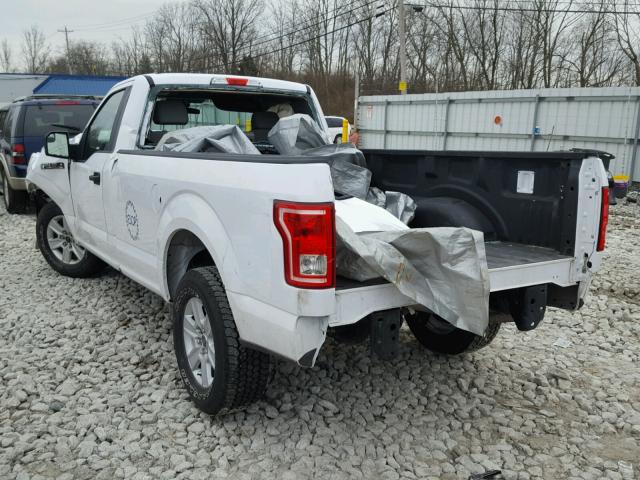 1FTNF1CFXGKE70951 - 2016 FORD F150 WHITE photo 3