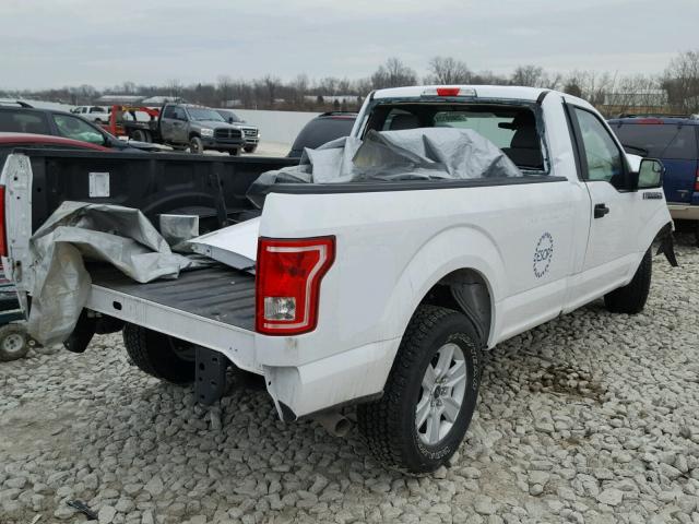 1FTNF1CFXGKE70951 - 2016 FORD F150 WHITE photo 4