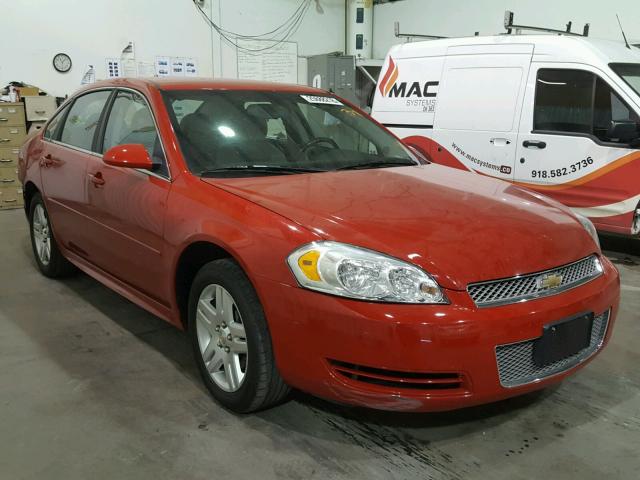 2G1WG5E33D1157725 - 2013 CHEVROLET IMPALA LT RED photo 1