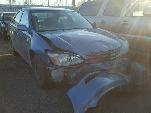 JTDBE32K730222775 - 2003 TOYOTA CAMRY LE BLUE photo 1