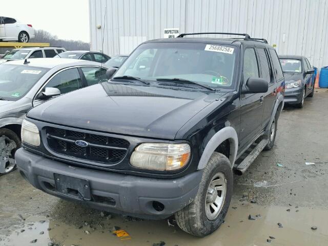 1FMZU72E51ZA10772 - 2001 FORD EXPLORER X BLACK photo 2