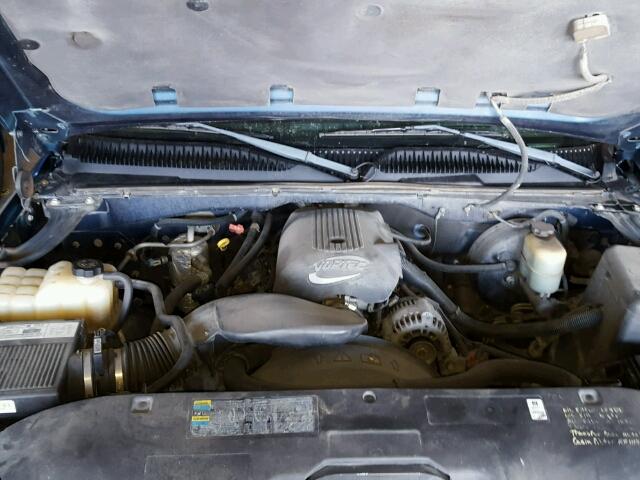 1GCEK14V62Z294515 - 2002 CHEVROLET SILVERADO BLUE photo 7