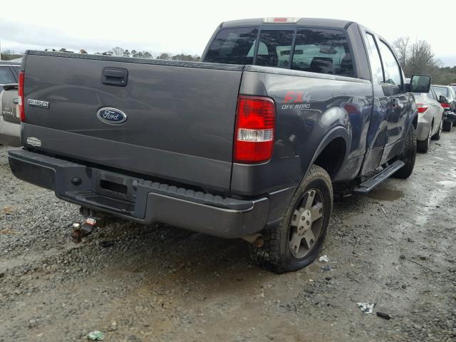 1FTPX14544FA33382 - 2004 FORD F150 GRAY photo 4