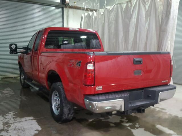 1FT7X2B6XCEB48901 - 2012 FORD F250 SUPER RED photo 3