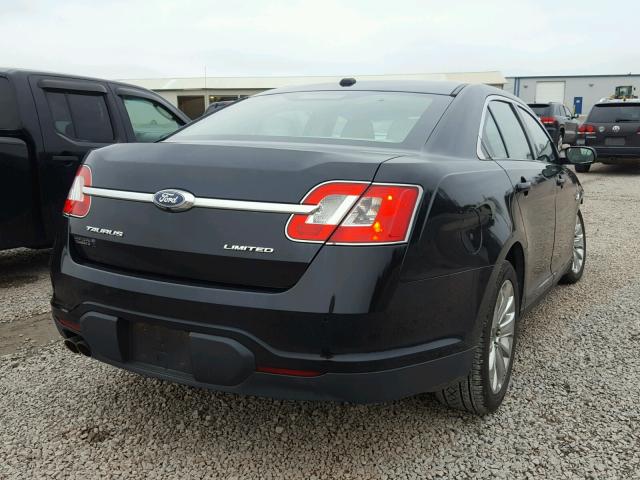 1FAHP2FW1BG176626 - 2011 FORD TAURUS LIM BLACK photo 4