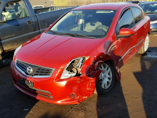 3N1AB6AP1BL731171 - 2011 NISSAN SENTRA 2.0 RED photo 2