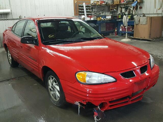 1G2NF52T91M538087 - 2001 PONTIAC GRAND AM S RED photo 1