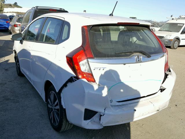 3HGGK5H74HM709760 - 2017 HONDA FIT EX WHITE photo 3